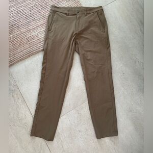 Men’s Lululemon Khaki Pants 33” x 30” great condition